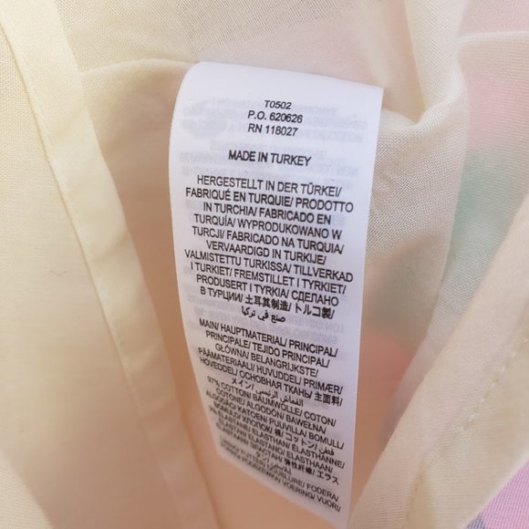 Boden Brooke Blue and Formica Stripe Belted Skirt - Picture 12 of 13